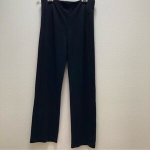 Betabrand Yoga Dress  Women’s Black Pants 2 Front Pockets 1 Back Pocket